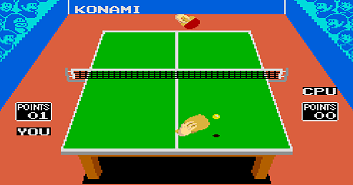 コナミのピンポン（箱説あり）（KONAMI） アーケードアーカイブス コナミのピンポン