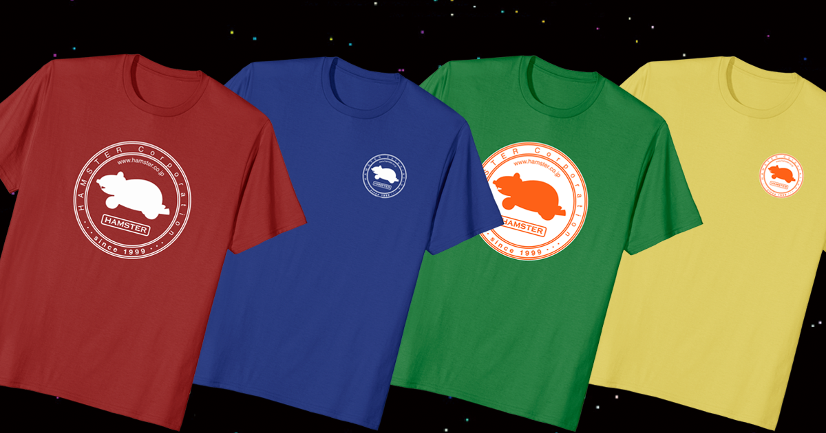 YOURNESS グッズ ハムスター伝説　Tシャツ ハムスター」公式グッズ新デザイン追加！ | 株式会社ハムスター